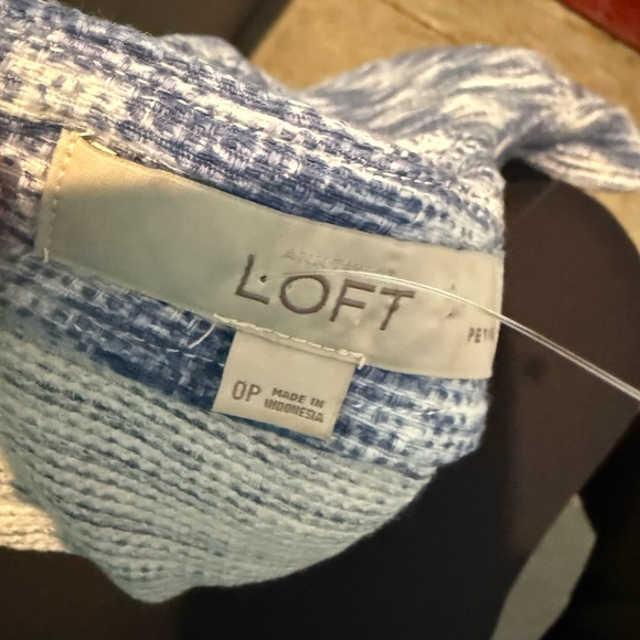 Blue Space-Dyed Short Sleeve Dress p11 - Picture 5 of 5